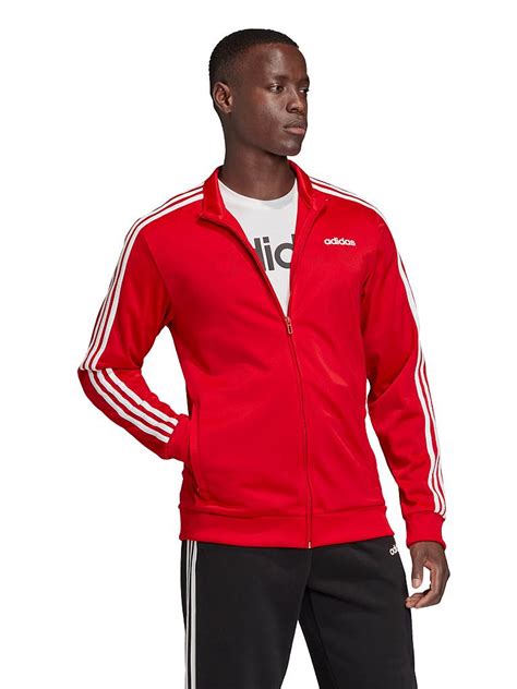 adidas 3 streifen jacke rot|adidas AS Rom Originals Jacke .